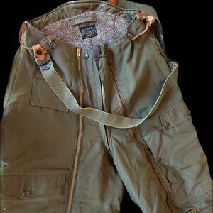 Vintage US ARMY AIR FORCES Flight Pants Mens 30 Green Type A-11 Bomber Shearling